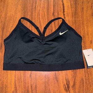 NWT Nike Indy Bra Women’s 2X Black Dri-FIT Light Support Sports Bra Athletic